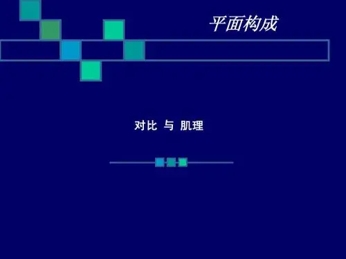 平面构成 7肌理