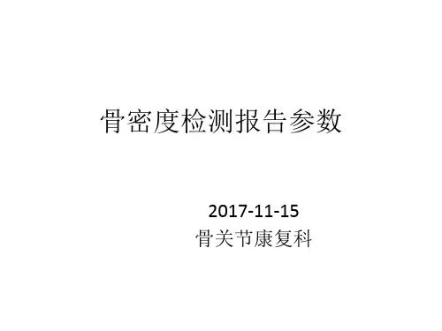 骨密度检测报告参数.ppt