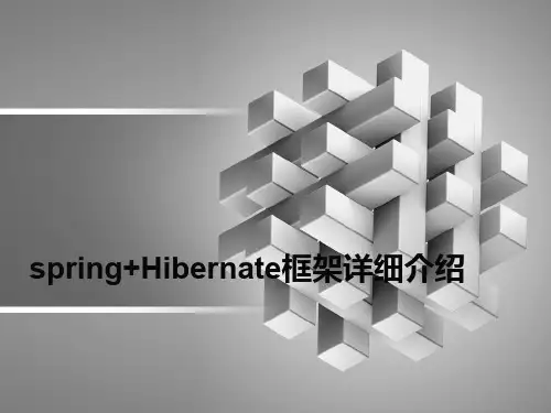 软件工程综合实训Spring+Hibernate 洪春