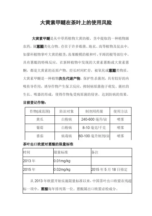 大黄素