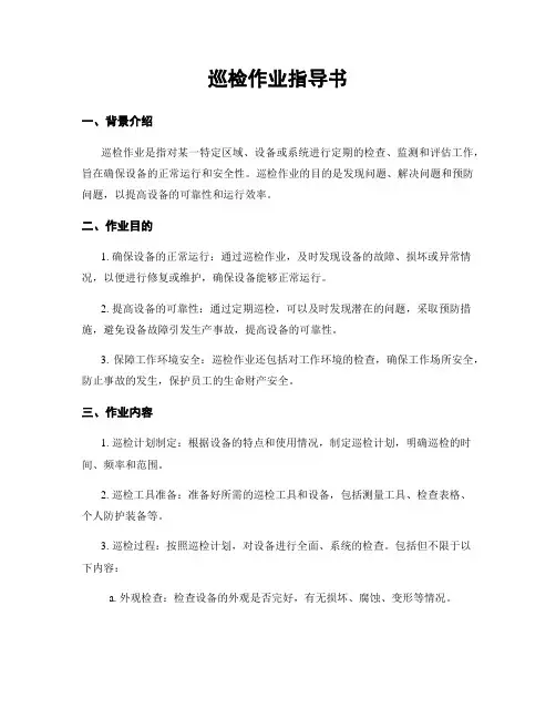 巡检作业指导书