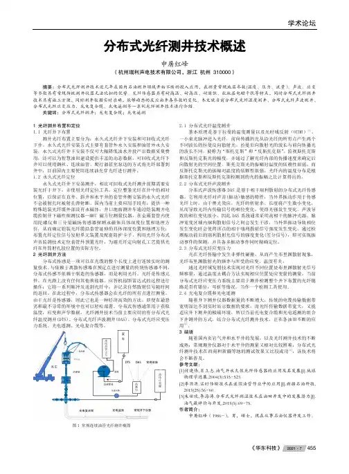 分布式光纤测井技术概述