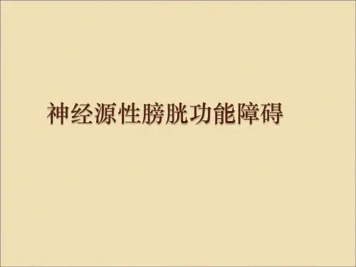 神经源性膀胱ppt课件