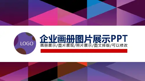 企业画册图片照片展示PPT模板