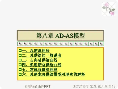 宏观经济学AD-AS模型分析
