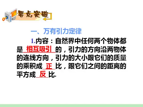 第4章第4讲万有引力定律及其应用