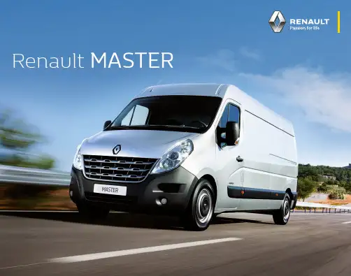 Renault Master 新款实用车说明书