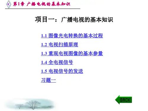讲广播电视基础知识