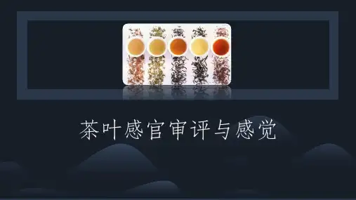 茶叶审评技术：茶叶感官审评与感觉