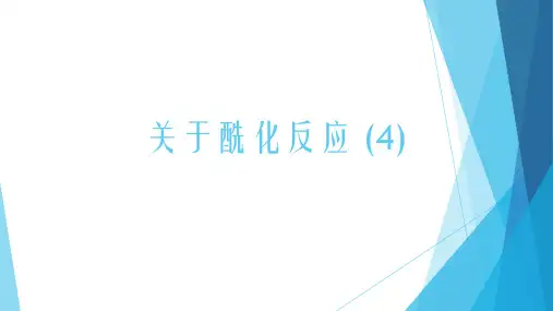关于酰化反应 (4)课件