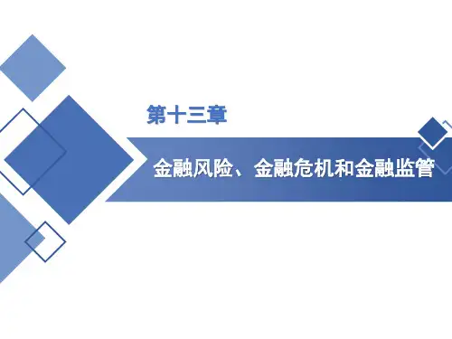 2021金融学教学课件第13章
