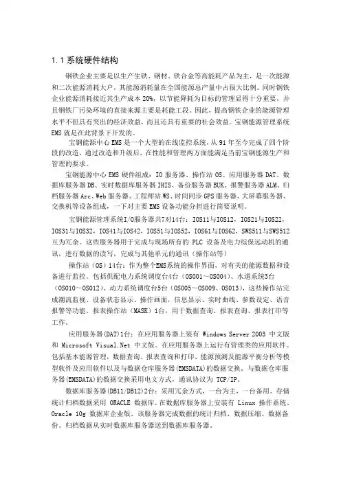 EMS系统结构