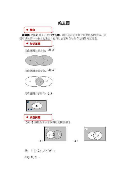 【数学文化】维恩图