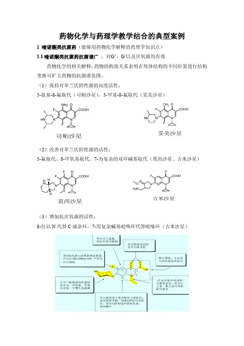 药物化学与药理学结合案例 - 徐州医学院