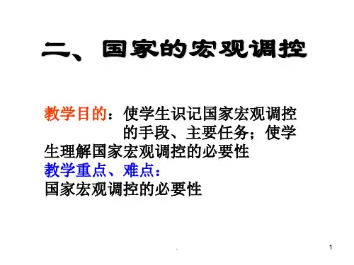 国家的宏观调控PPT课件
