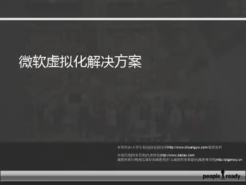 微软虚拟化解决方案