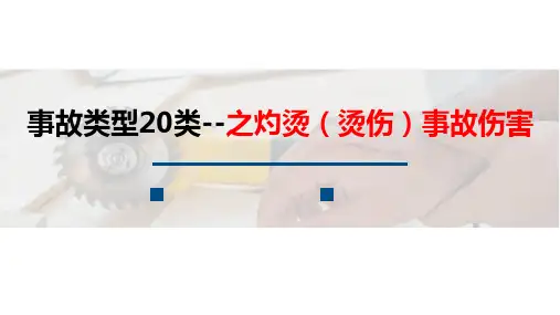 事故类型20类之灼烫烫伤事故伤害参考模板范本