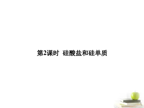 四川省成都市经开实验中学高一化学4.1.2 硅酸盐和硅单质课件