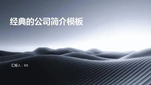 经典的公司简介模板
