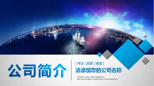 五粮液公司简介ppt