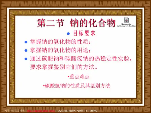 【化学课件】《钠及其化合物》ppt课件