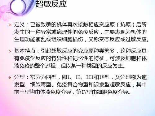超敏反应  ppt课件