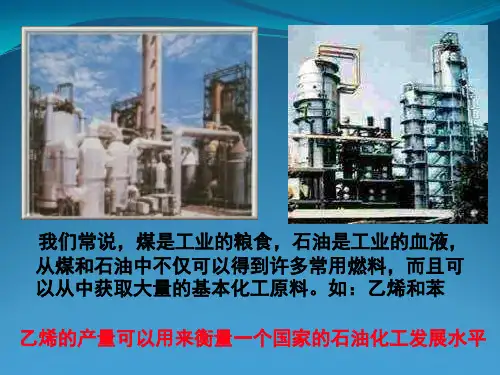 高中化学 第三章第二节《来自石油和煤两种基本化工原料》课件 新人教版必修2