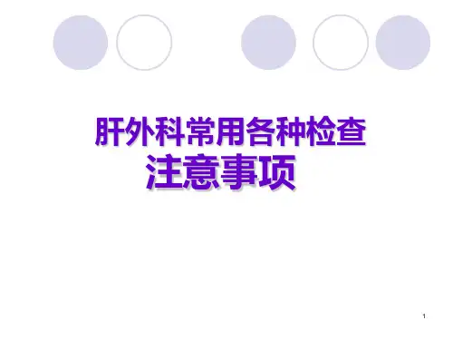 各项检查注意事项精选幻灯片