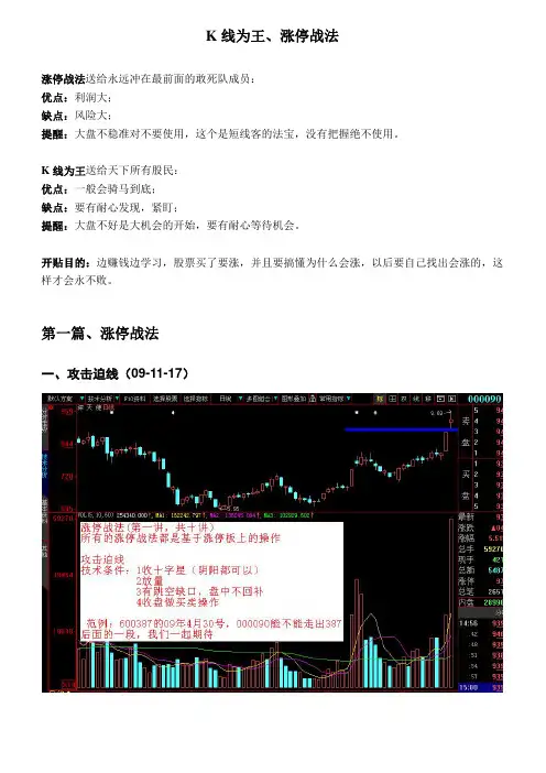 炒股涨停必学战法(全集)