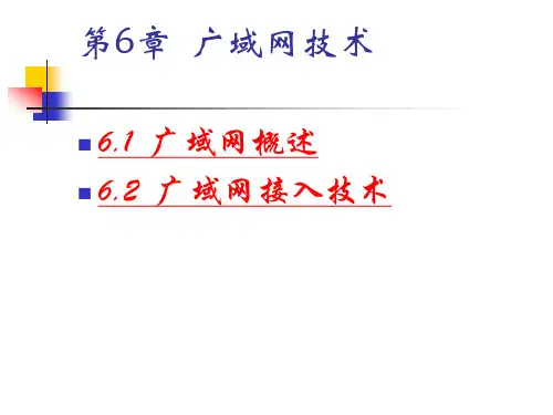 第6章广域网技术
