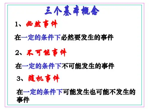 高三第一轮复习——等可能性事件的概率(PPT)5-2
