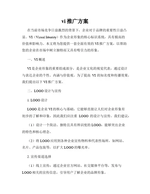 vi推广方案