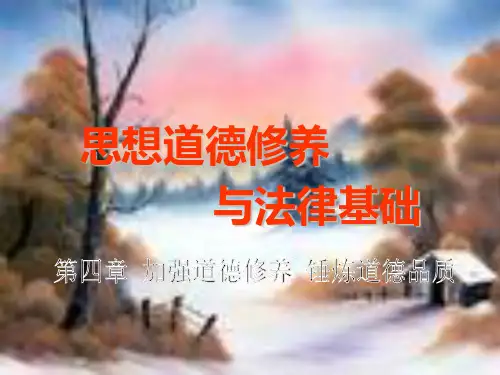 思想道德修养与法律基础教学课件第四章