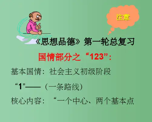 九年级思想品德 国情内容(1) 课件 人教新课标版
