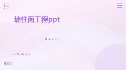 墙柱面工程ppt
