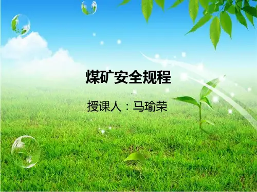 煤矿安全规程(最新版)