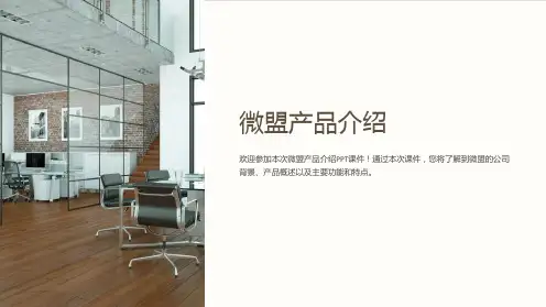 《微盟产品介绍》课件