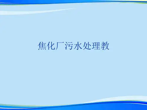 焦化厂污水处理教.完整版PPT资料