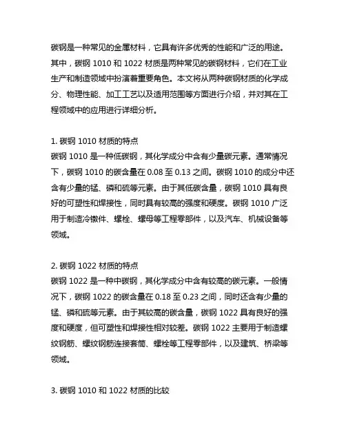 碳钢 1010 或者 1022 材质