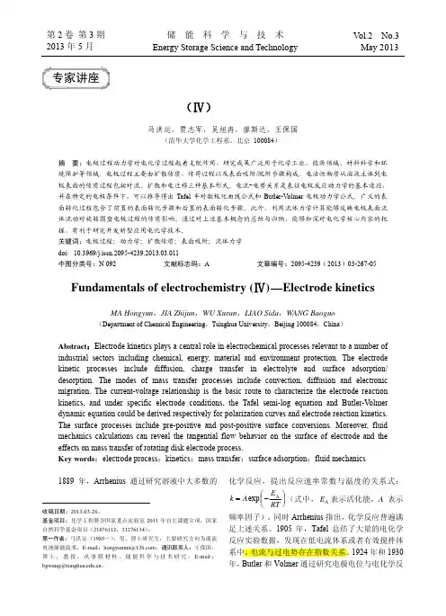 电化学基础_电极过程动力学_马洪运