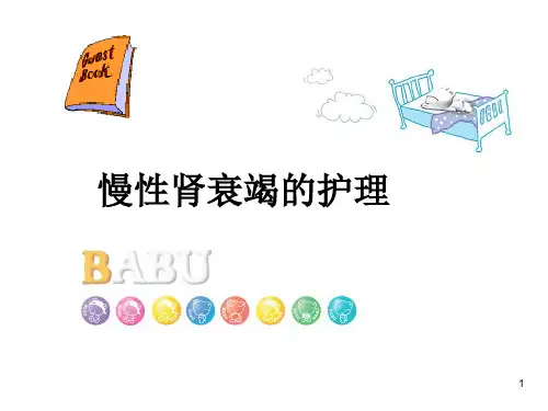慢性肾衰竭病人的护理课件