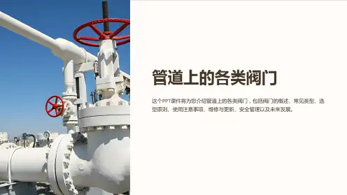 《管道上的各类阀门》课件