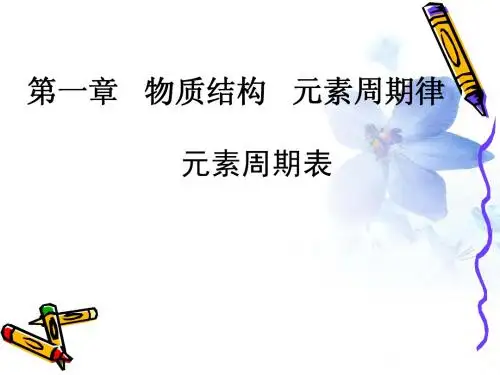 《元素周期表》PPT课件