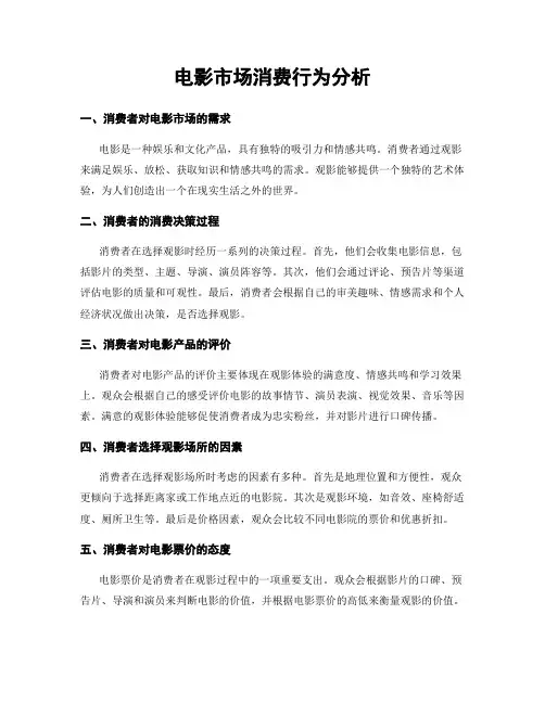 电影市场消费行为分析