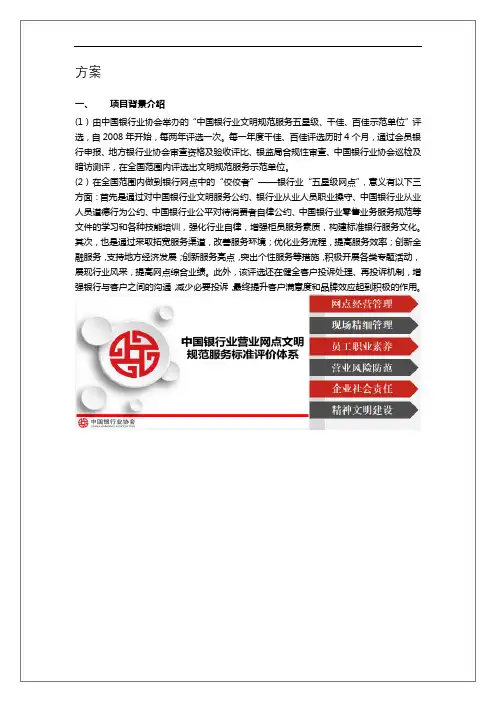 网点五星级创建方案