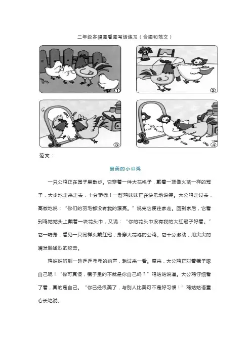 二年级多幅图看图写话练习(含图和范文)