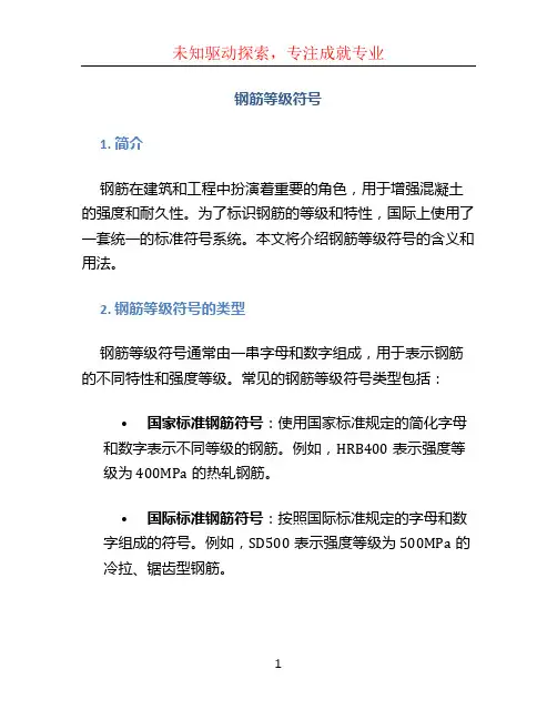 钢筋等级符号