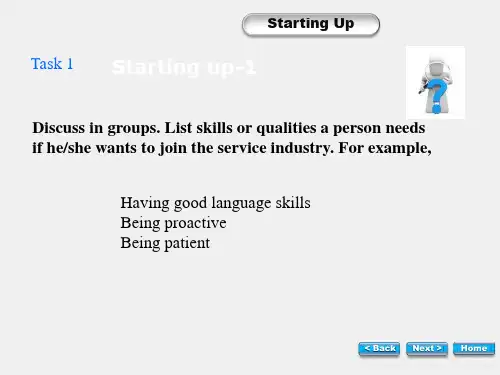 服务外包英语课件Unit6DealingwithCustomers