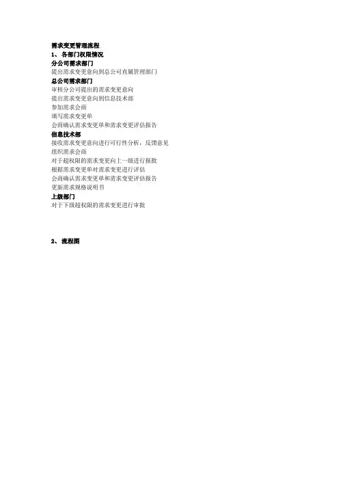 需求变更管理流程