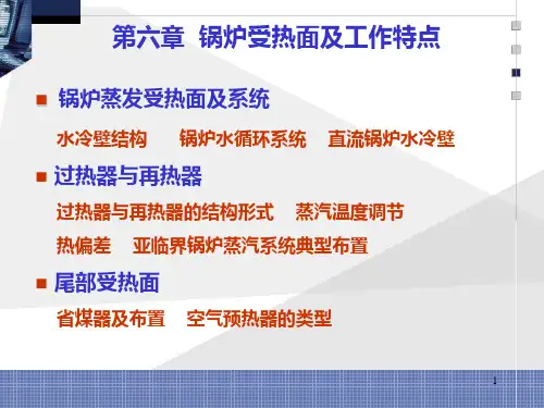 第6章  锅炉受热面及工作特点=锅炉原理 =华中科技大学